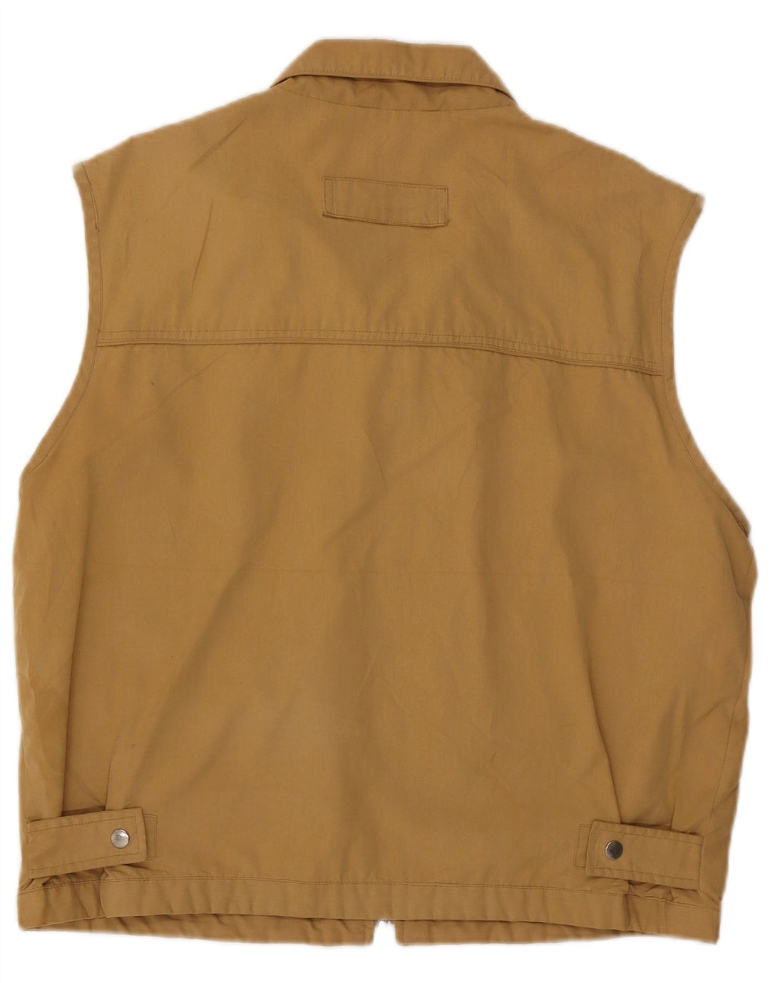 SEVEN 7 Gilet da uomo pratico UK 40 grande cotone beige