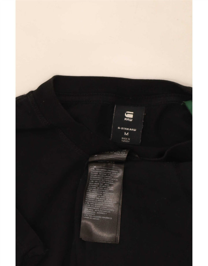 T-shirt grafica da uomo G-Star Top in cotone nero medio