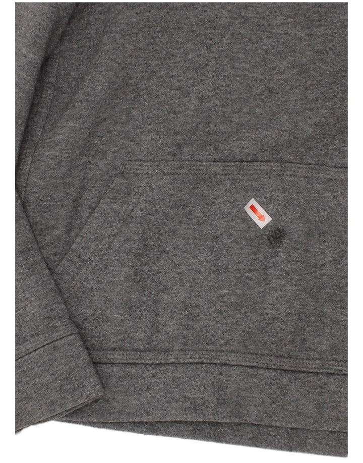 NIKE Boys Hoodie Jumper 4-5 Years Small  Grey Cotton