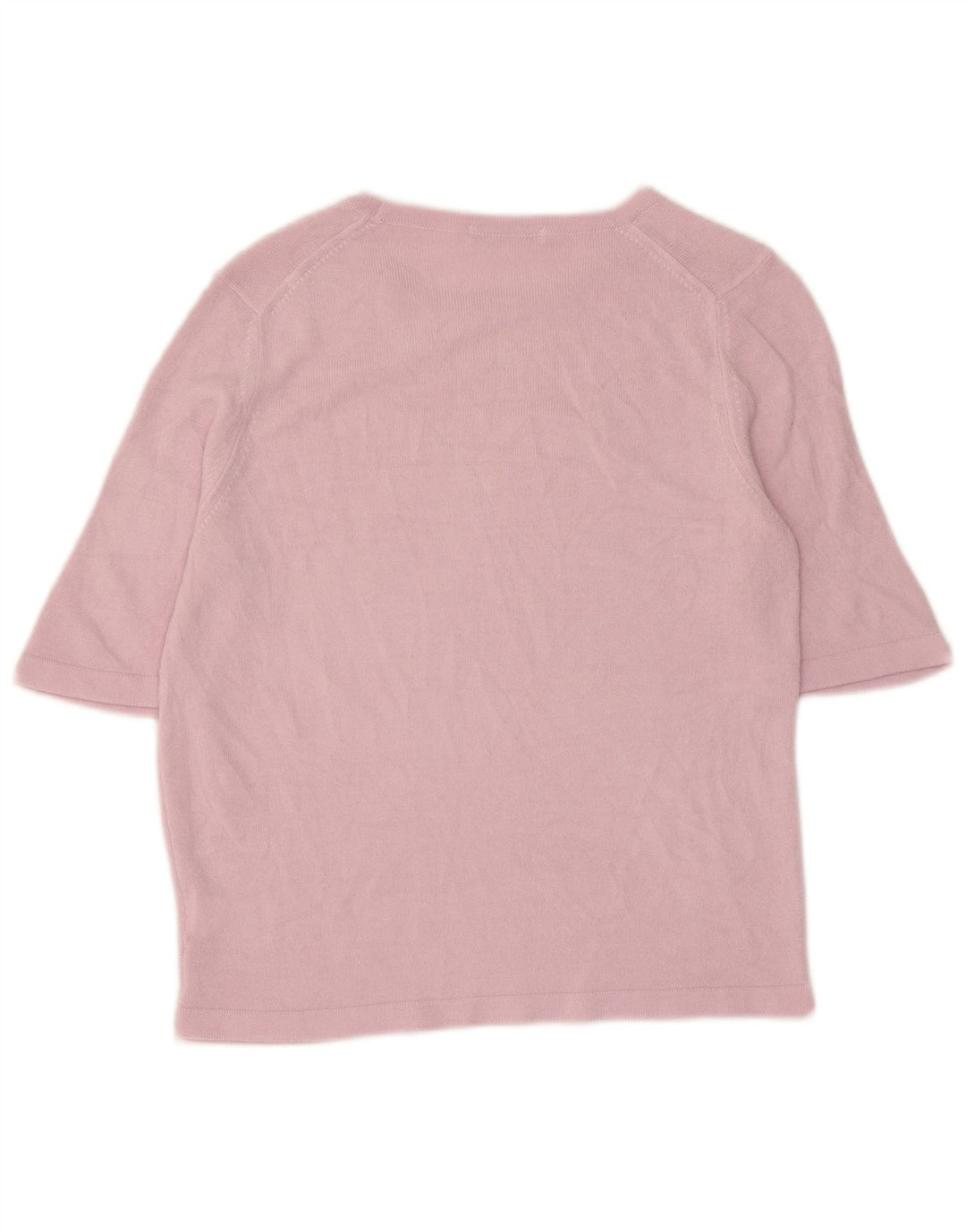 Marks & Spencer Top da donna manica 3/4 UK 10 piccolo acrilico viola
