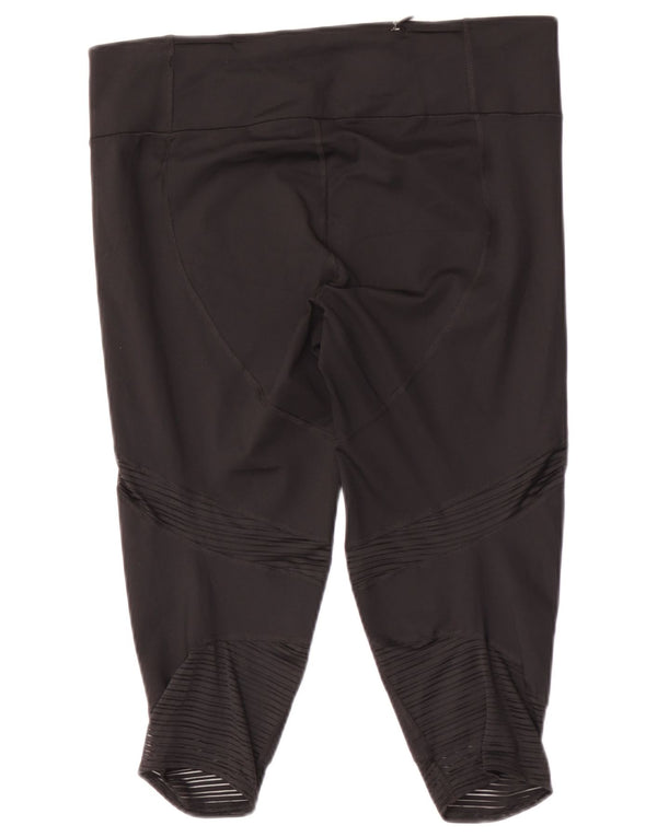 Leggings Adidas Aeroready Capri da donna UK 16/18 grande nero