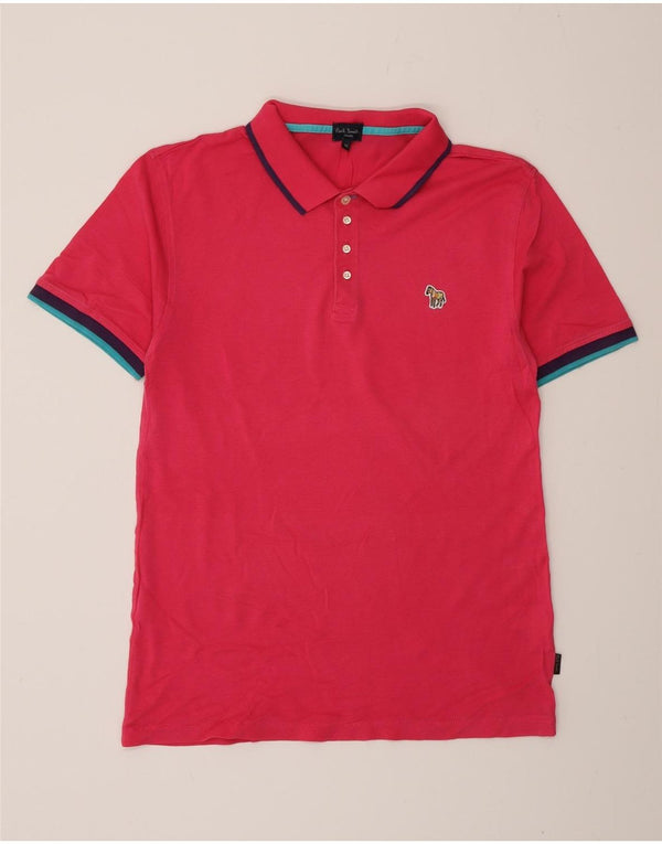 Polo da uomo Paul Smith in cotone rosa medio