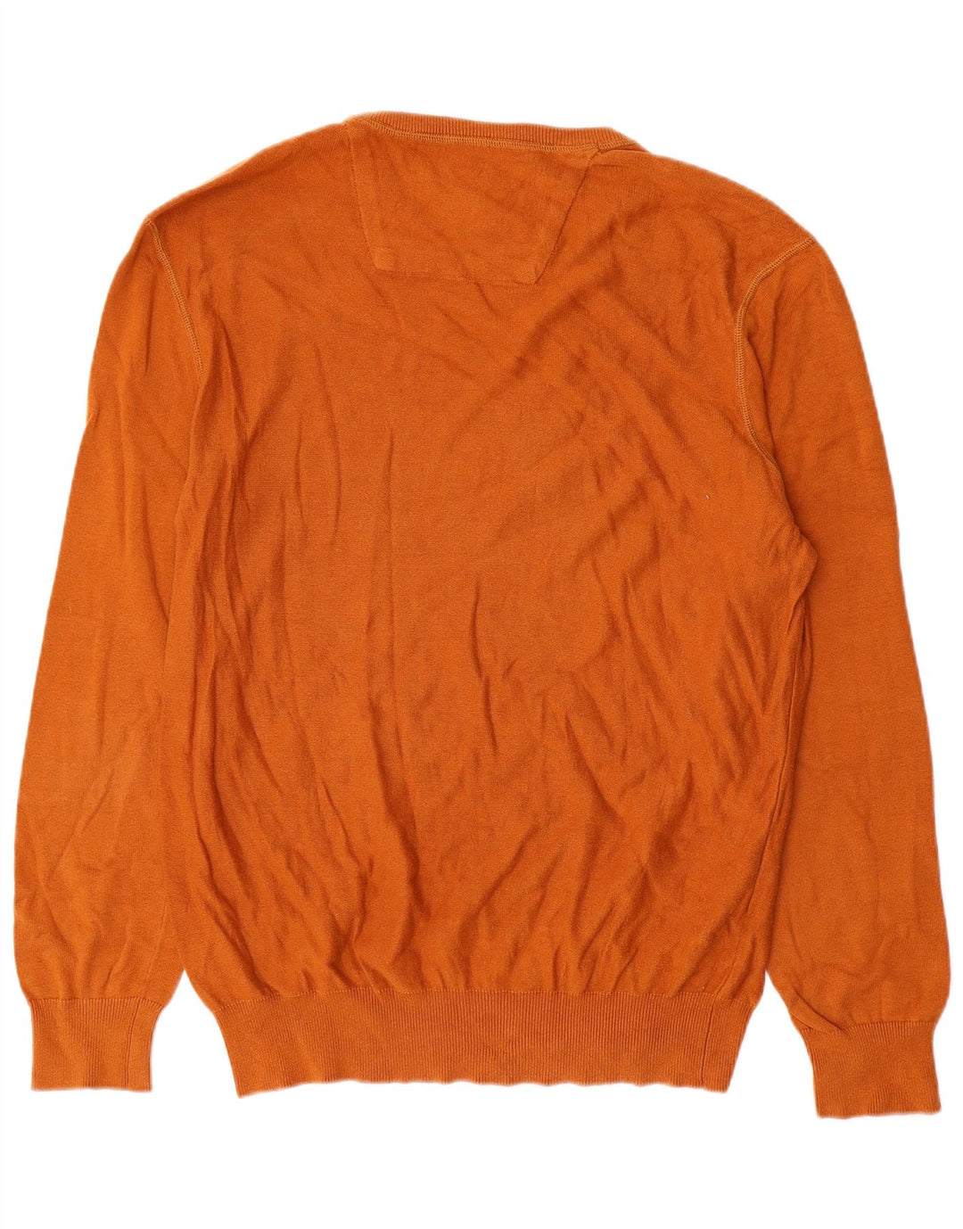Timberland Maglione girocollo da uomo vestibilità regolare girocollo grande cotone arancione