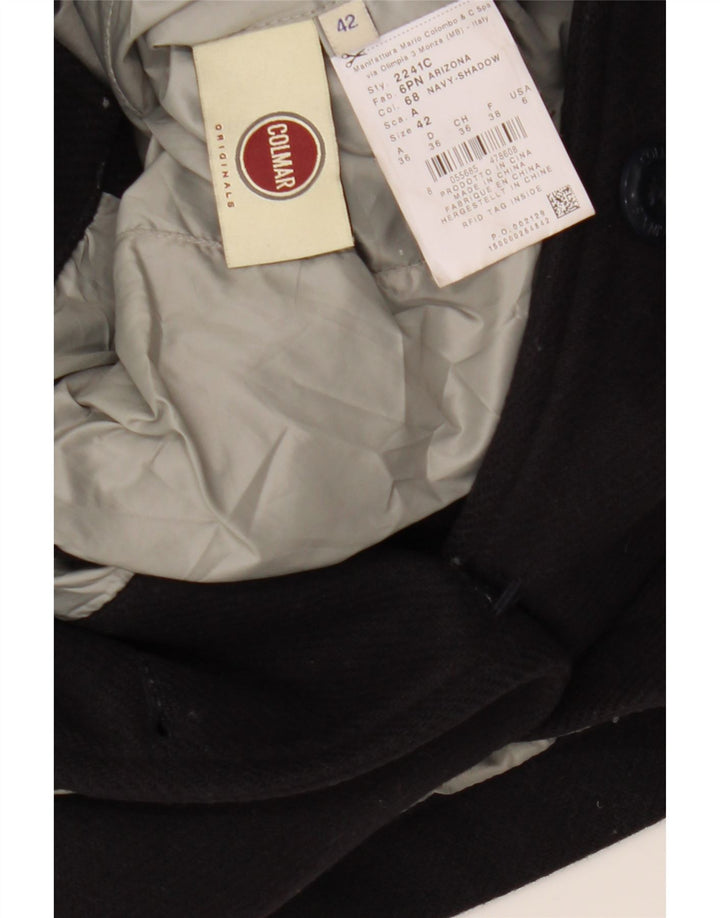 Soprabito Donna COLMAR IT 42 Small Blu Navy Lana