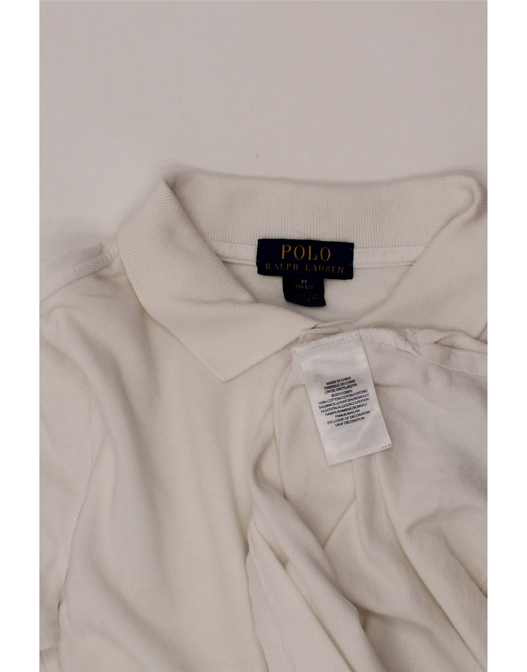 POLO RALPH LAUREN Polo grafica da bambino 10-11 anni Bianca media