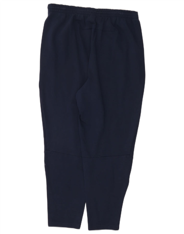 Pantaloni della tuta da donna Adidas UK 14 Large Blu Navy Rayon