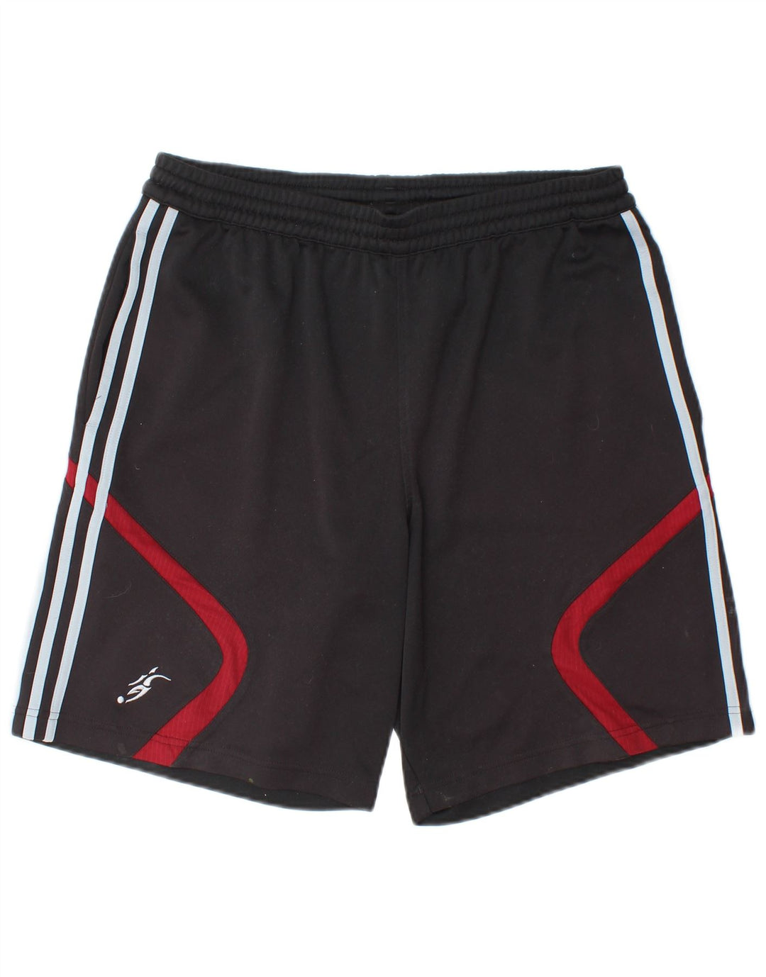 Pantaloncini sportivi Adidas Climacool da uomo grandi in poliestere color block nero
