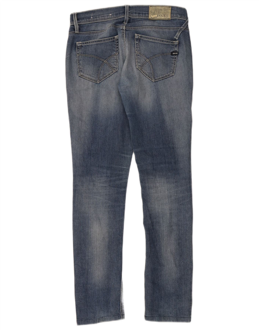 Jeans slim da donna Gas W30 L30 cotone blu