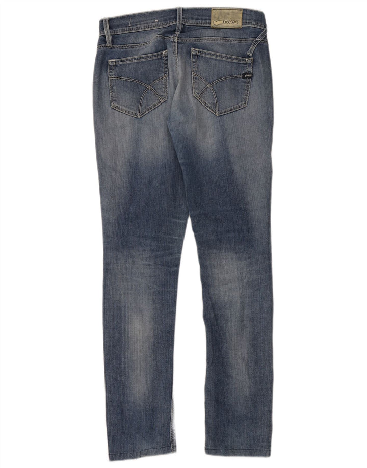 Jeans slim da donna Gas W30 L30 cotone blu