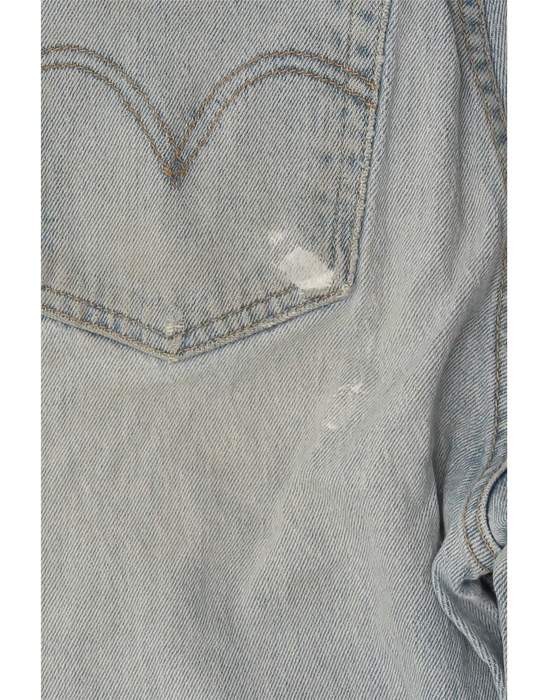 Jeans dritti effetto vissuto Levi's Ribcage da donna W27 L29 in cotone blu