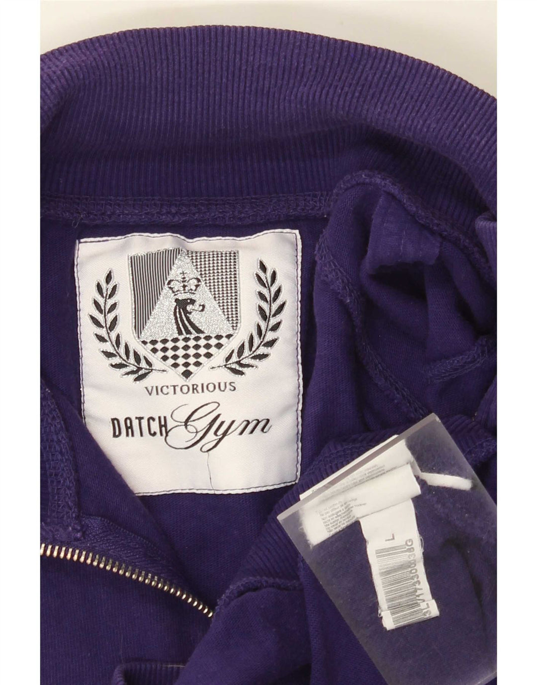 Giacca da ginnastica grafica da uomo Datch grande in cotone viola