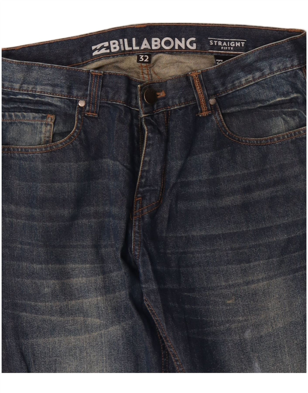 Jeans dritti da uomo Billabong W32 L32 cotone blu