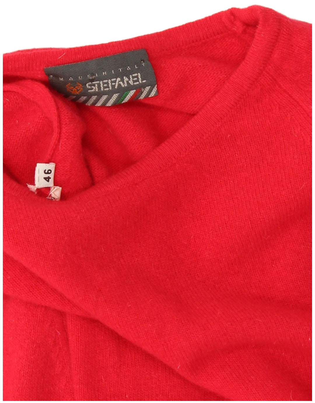 Maglione maglione girocollo da donna Stefanel IT 46 Large Rosa