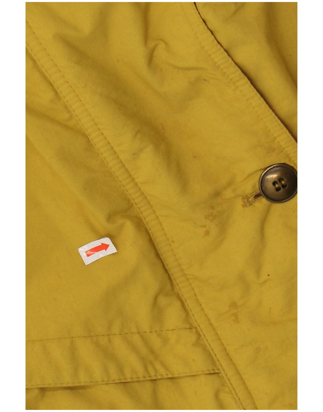 C&A Giacca antipioggia da uomo UK 18 XL Nylon giallo