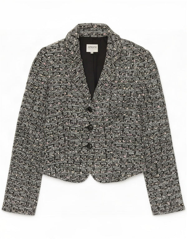 Armani Collezioni Giacca blazer da donna IT 44 medio multicolore chiazzato