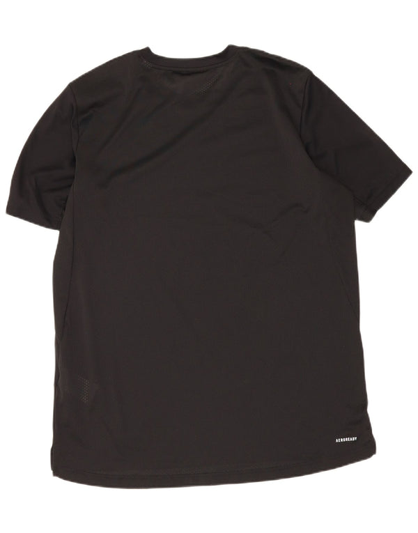 Adidas Uomo Aeroready Regular Fit T-shirt Top Large Nero Poliestere
