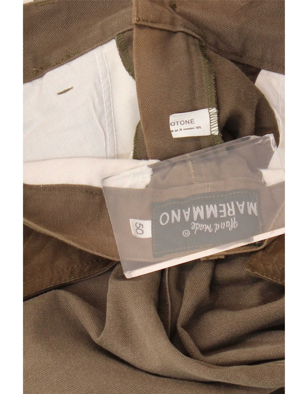 Pantaloni cargo da uomo Maremmano IT 50 Large W34 L28 Marrone Colourblock