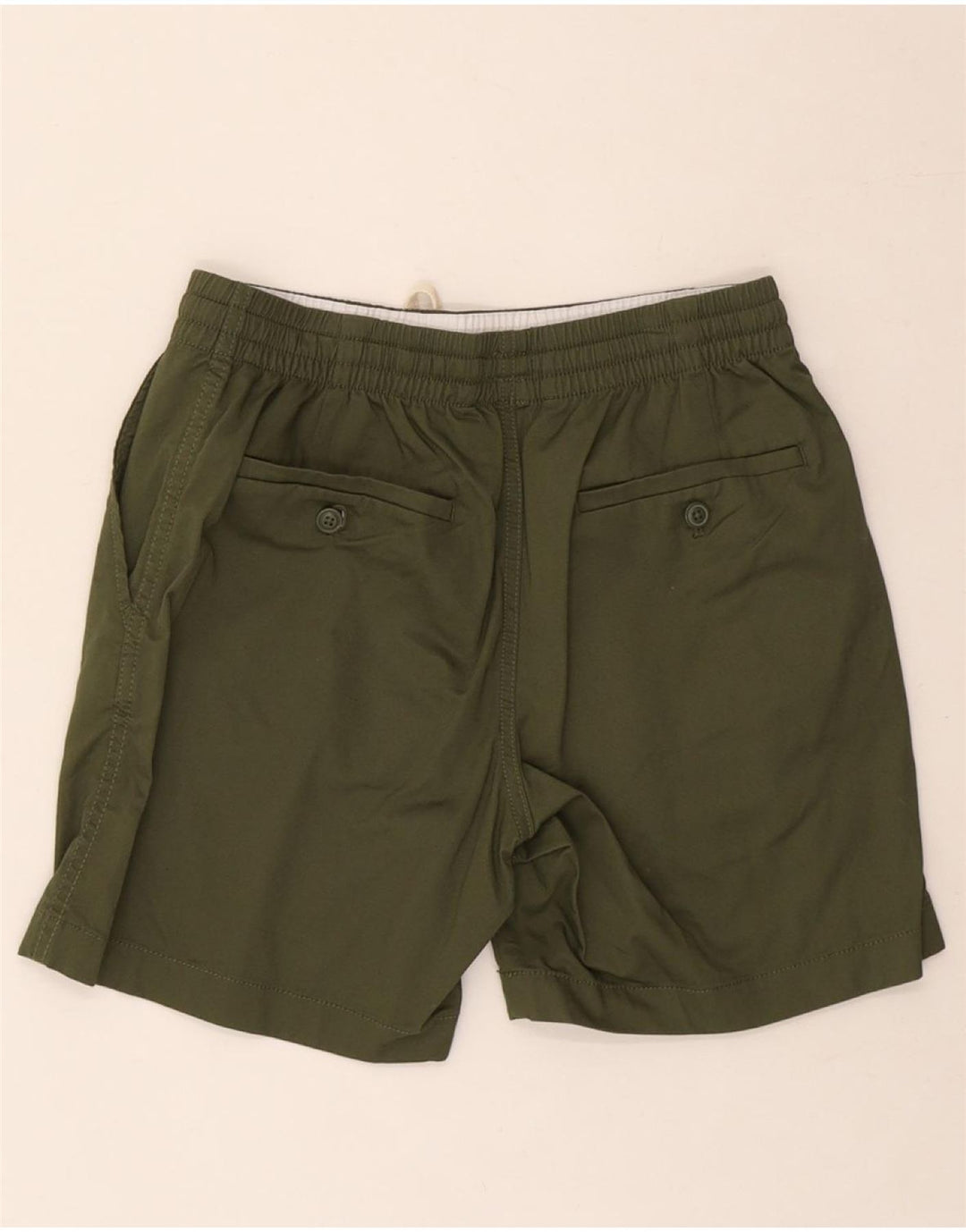J. CREW Mens Chino Shorts Small W28 Green Cotton Vintage J. Crew and Second-Hand J. Crew from Messina Hembry 