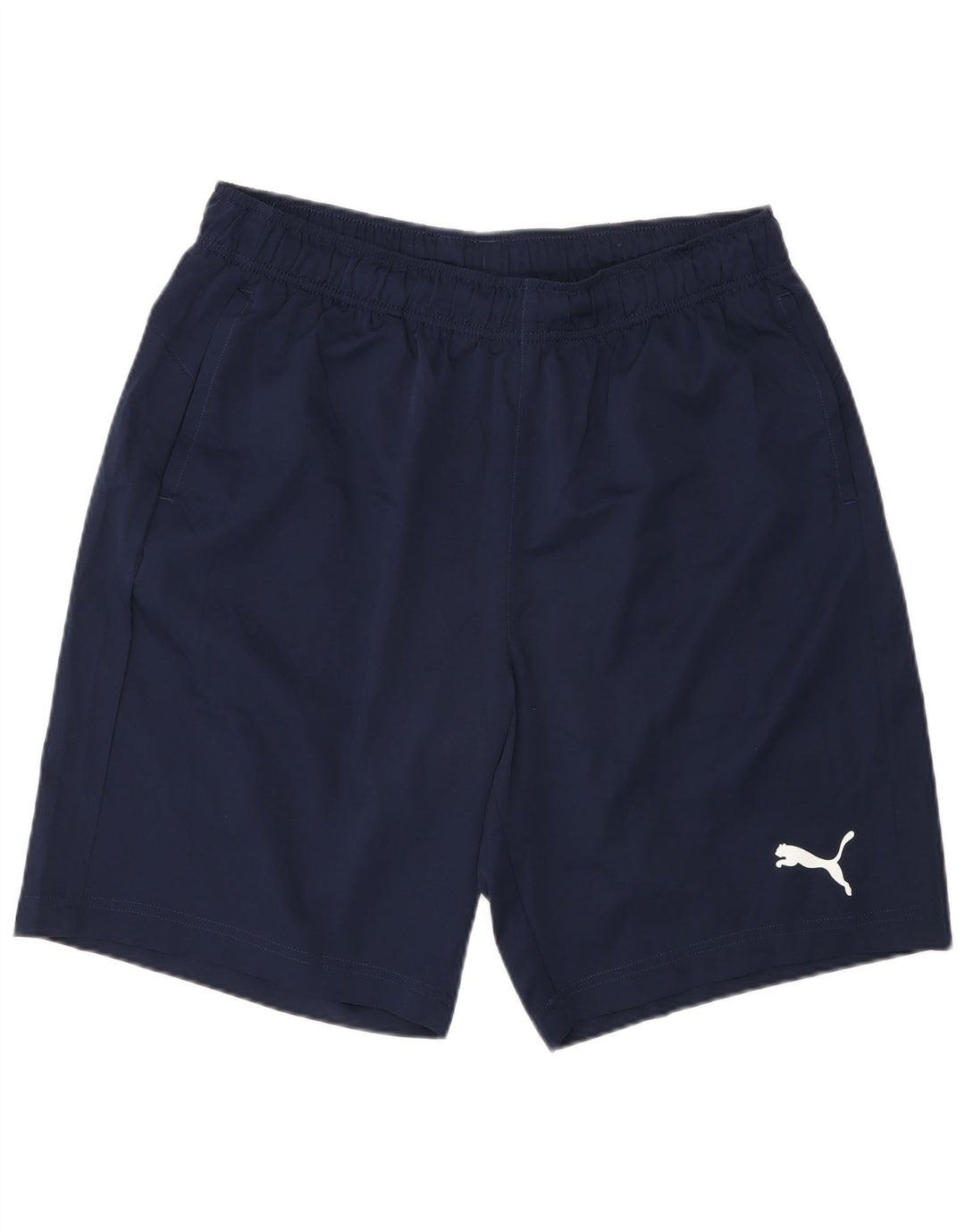 Pantaloncini sportivi da uomo Puma Large in poliestere blu navy