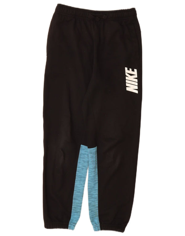 Pantaloni da tuta da ragazzo Nike Joggers 12-13 anni Large Nero Colourblock
