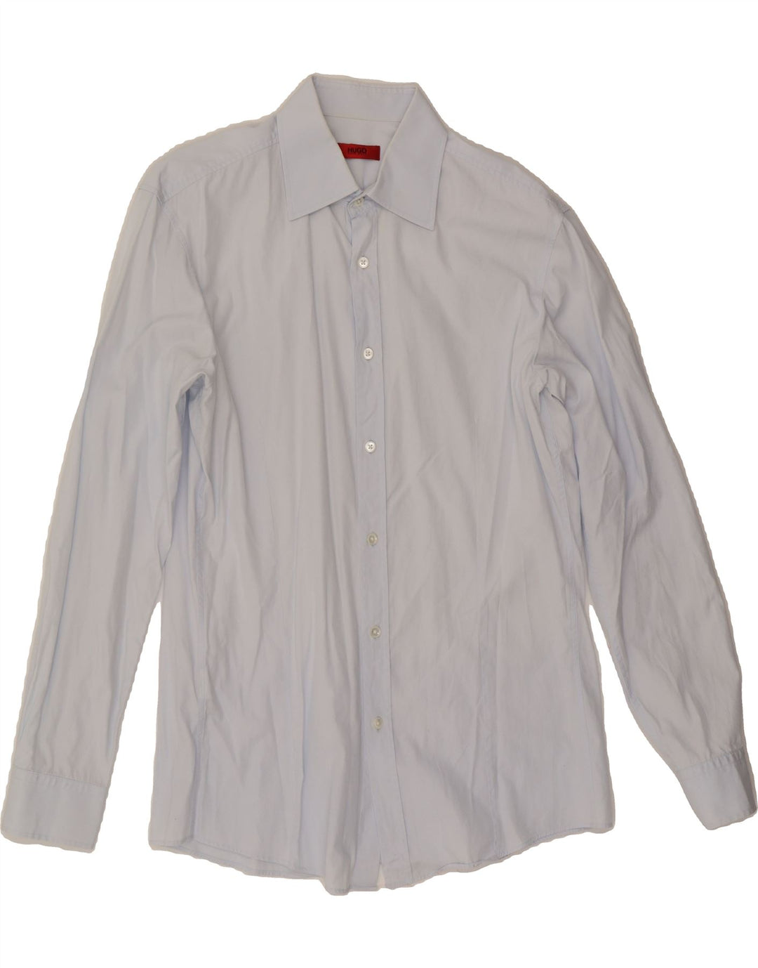 HUGO BOSS Mens Shirt Small Blue Cotton Vintage Hugo Boss and Second-Hand Hugo Boss from Messina Hembry 