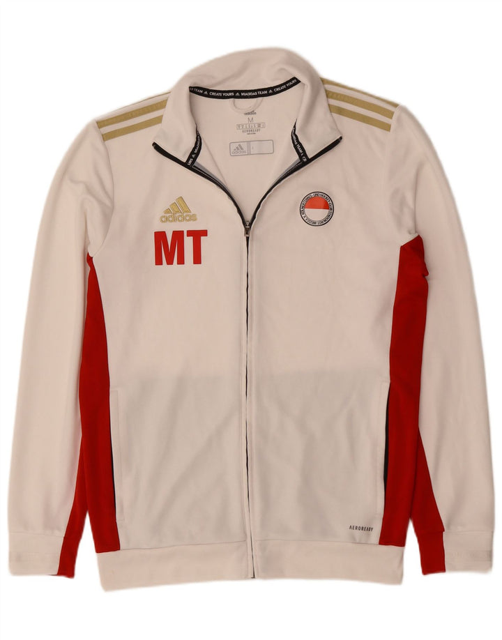Giacca da uomo Adidas Aeroready Top Jacket Medium Off White Colourblock