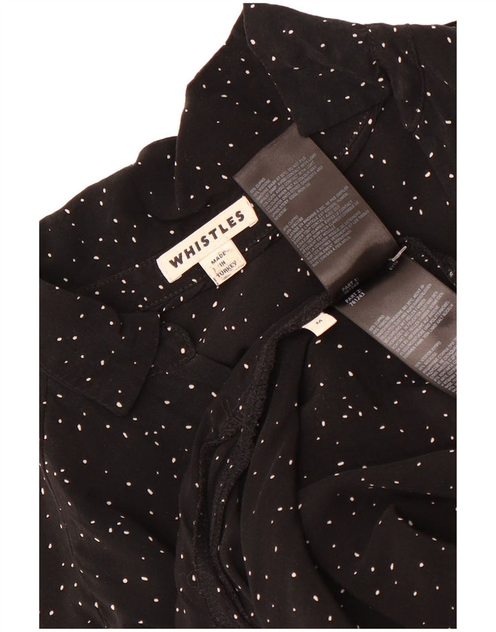 Abito tubino oversize da donna Whistles UK 14 medio nero maculato