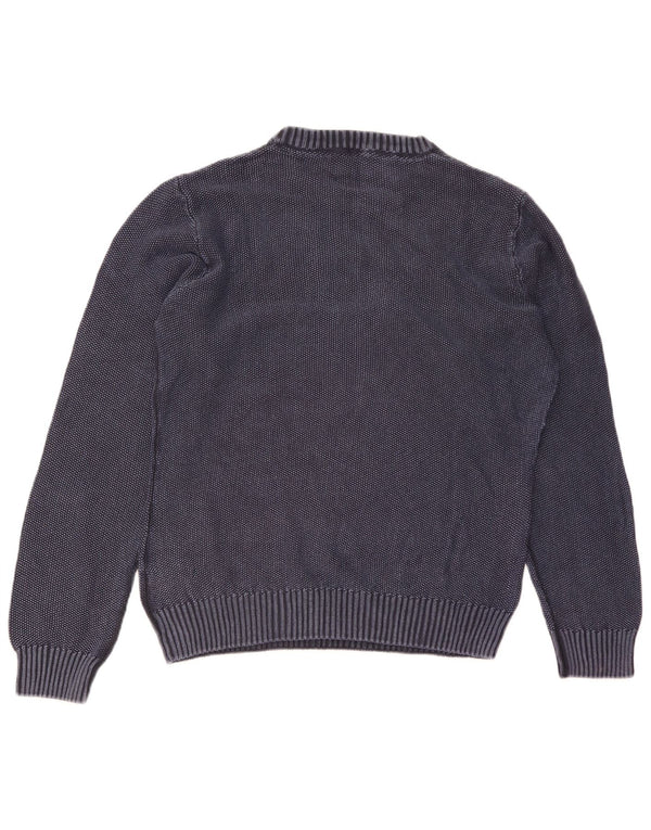 Maglione maglione girocollo da uomo Mistral XL cotone blu navy