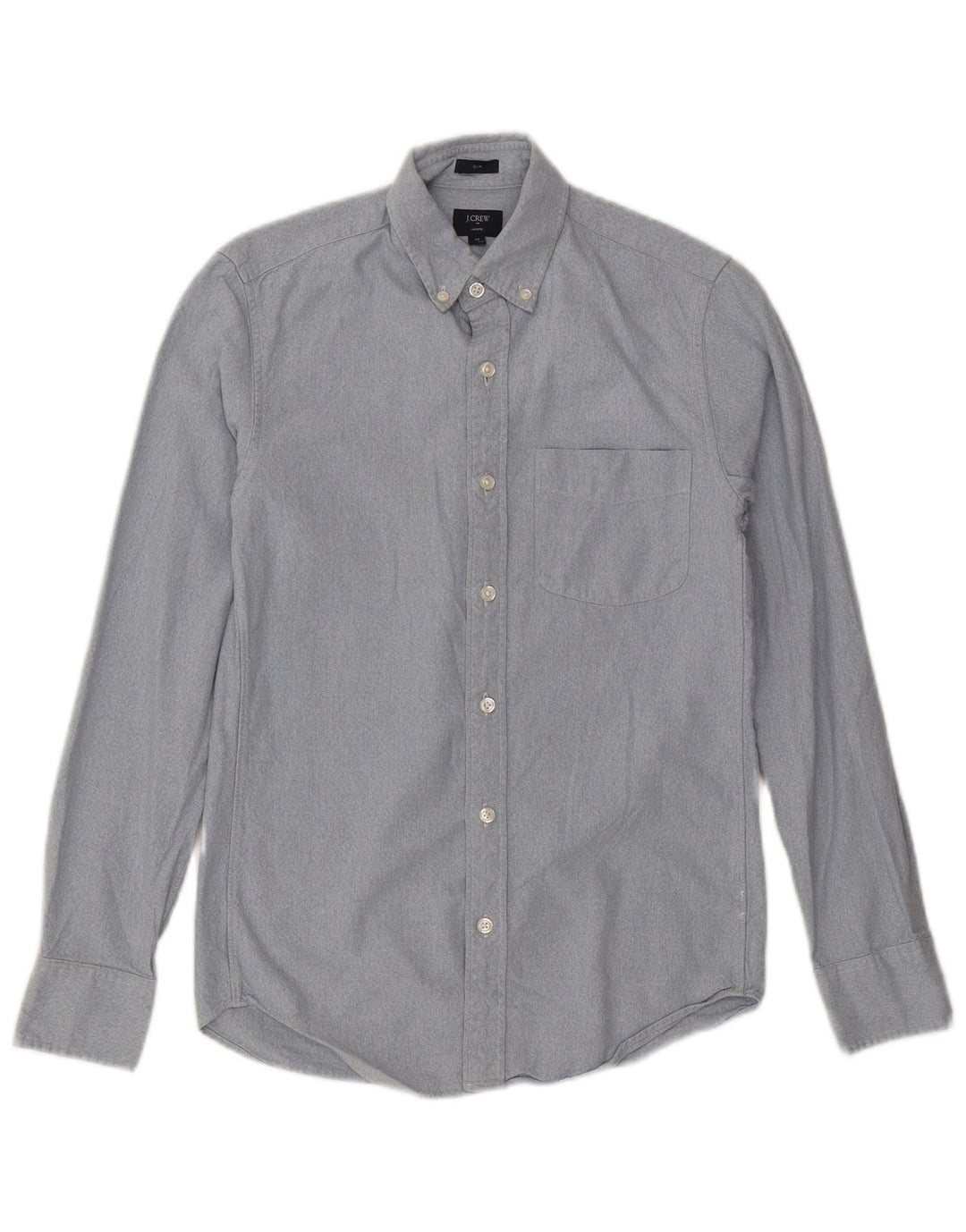 Camicia slim fit da uomo J. CREW XS in cotone blu