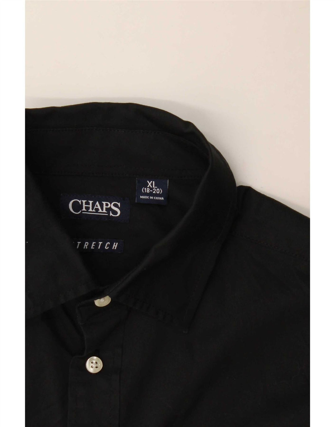 Camicia Chaps Ragazzi 15-16 anni XL Cotone Nero