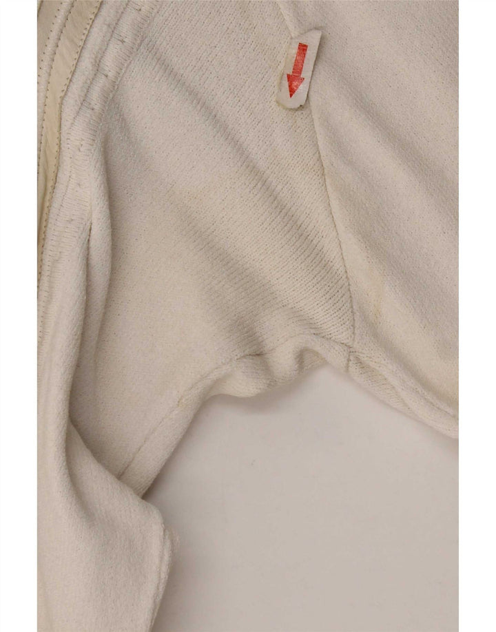 Gianfranco Ferre Maglione da donna con scollo a barca UK 10 piccolo bianco