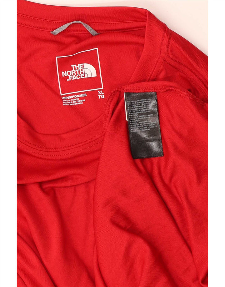 T-shirt da uomo The North Face Top XL rosso poliestere