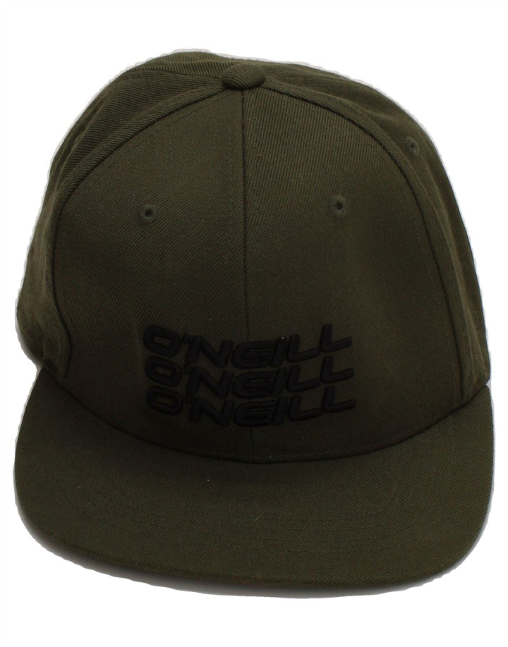 O'NEILL Mens Graphic Snapback Cap One Size Green Acrylic Vintage O'Neill and Second-Hand O'Neill from Messina Hembry 