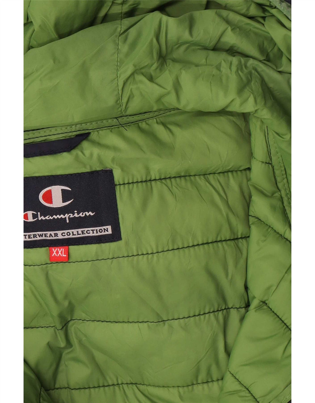 Giacca imbottita con cappuccio da uomo Champion UK 44 2XL Poliammide blu navy