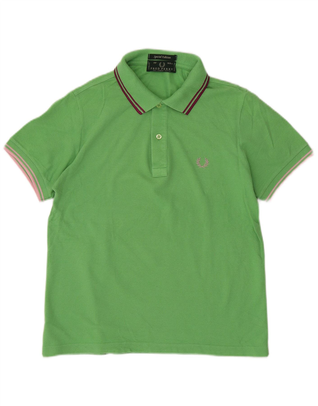 Polo da uomo Fred Perry piccola in cotone verde