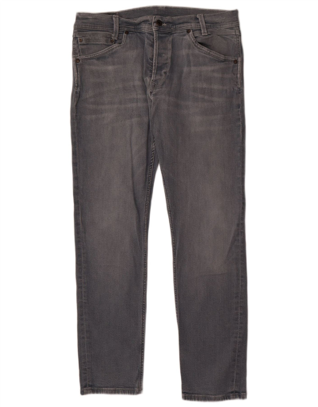 PEPE Jeans Uomo Slim W34 L31 Grigio