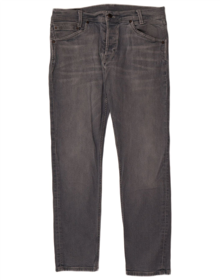 PEPE Jeans Uomo Slim W34 L31 Grigio