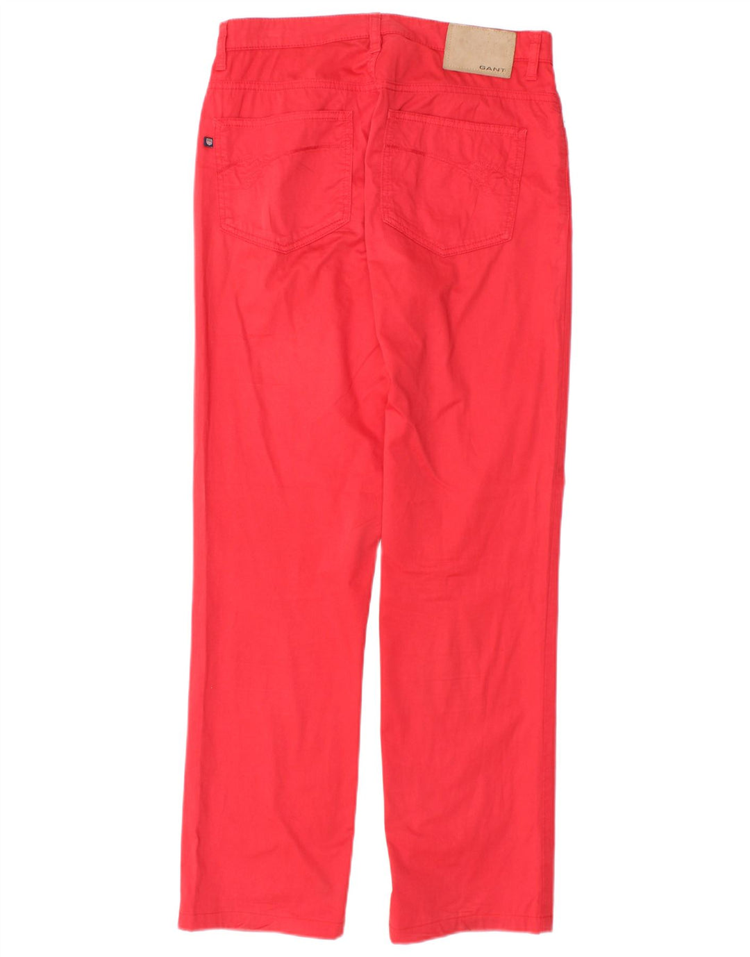 GANT Pantaloni casual dritti Carol da donna, vestibilità regolare, W28 L29, cotone rosso