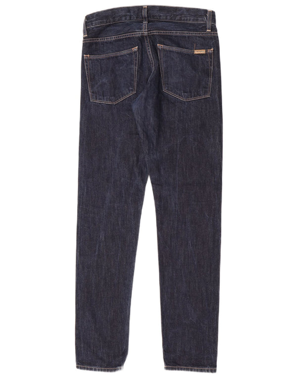 Jeans slim da uomo Carhartt W28 L32 cotone blu navy