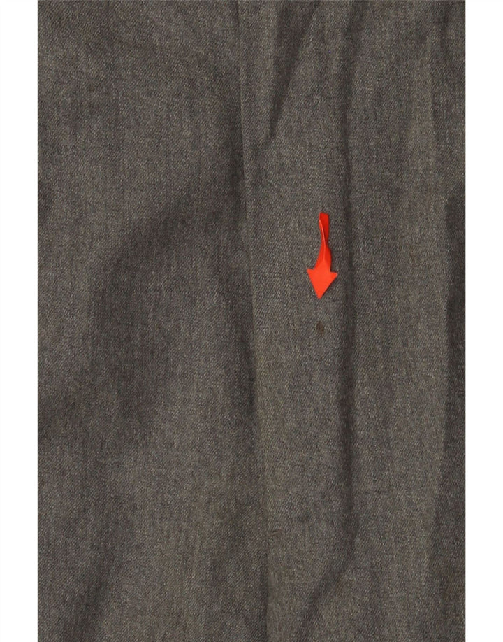 Pantaloni da abito con pegging da uomo Burberry IT 48 Medium W36 L25 Lana vergine grigia