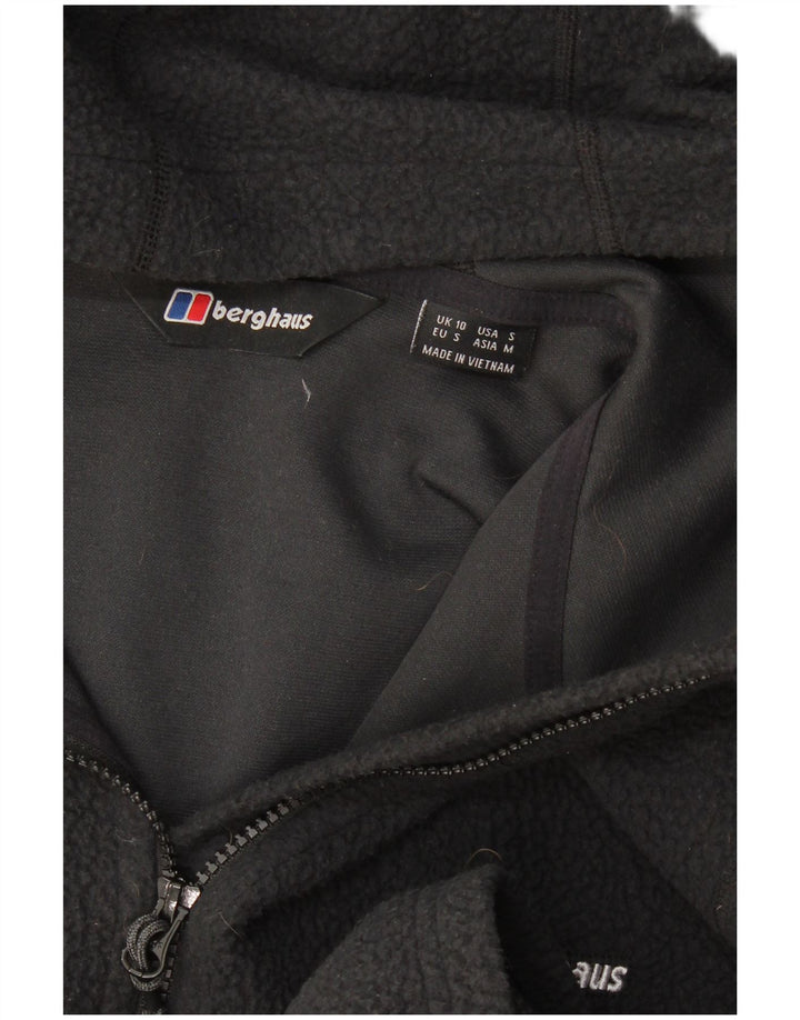 Giacca in pile con cappuccio da donna Berghaus UK 10 piccola nera