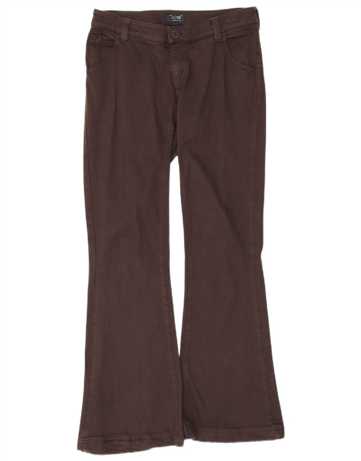 Jeans svasati da donna Armani W29 L30 Marrone Modal