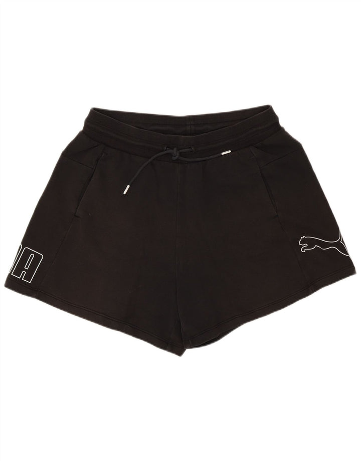 Pantaloncini sportivi grafici Puma da donna grandi neri