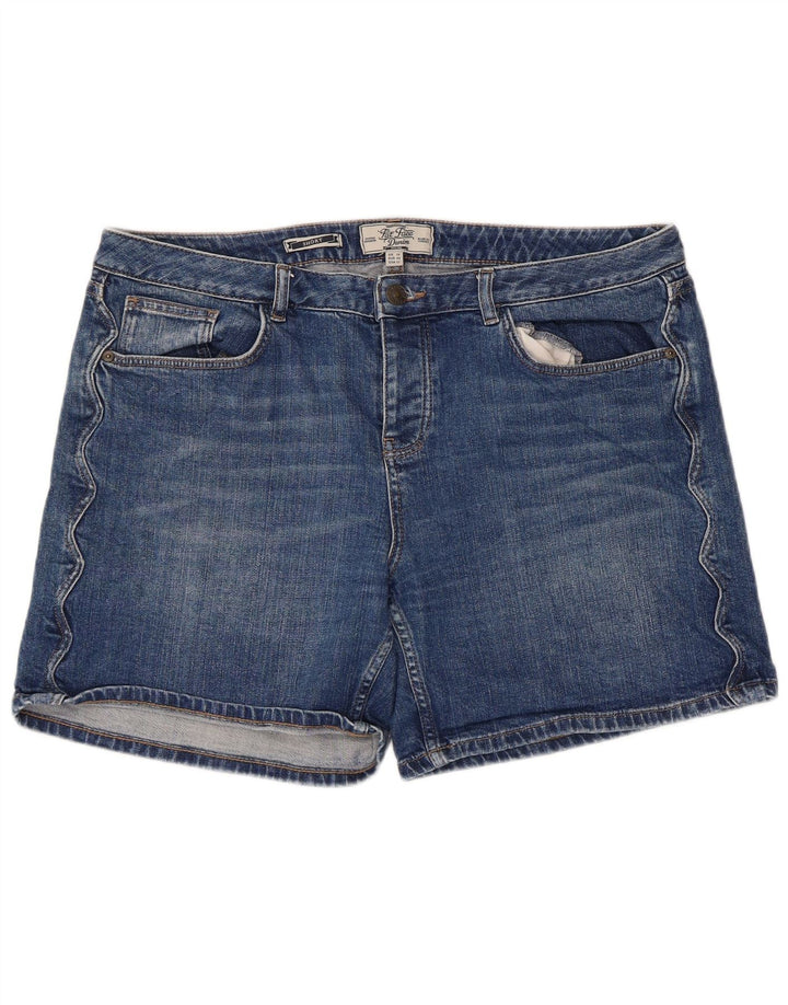 Pantaloncini di jeans da donna Fat Face UK 16 grandi cotone blu