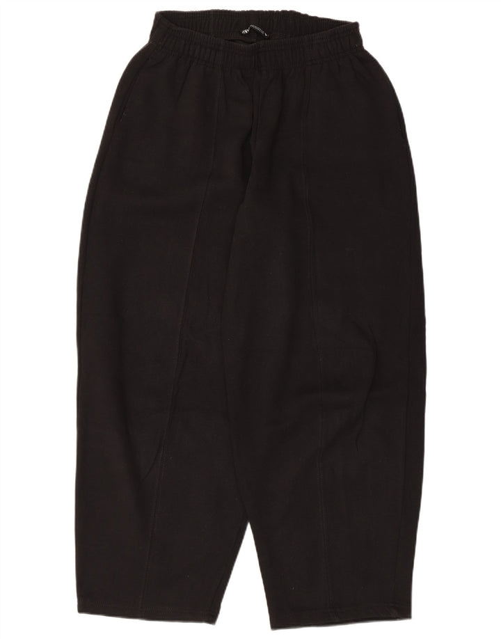 Pantaloni da tuta da donna Zara UK 12 cotone nero medio