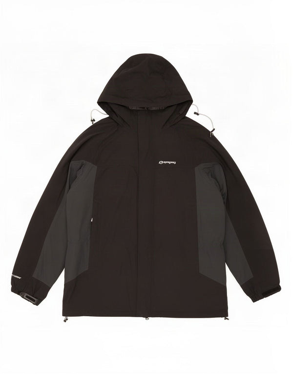 Giacca a vento con cappuccio da uomo Sprayway UK 40 Large Black Colourblock
