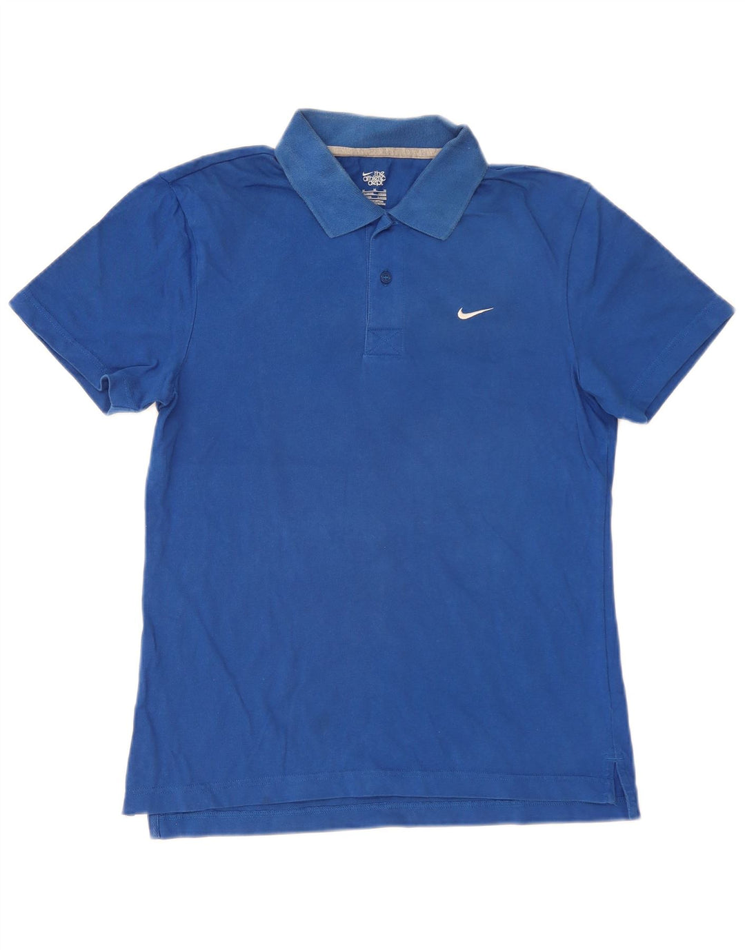 Polo Nike da uomo UK 38/40 cotone blu medio