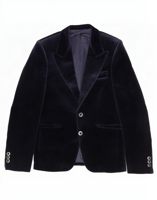 Giacca blazer a 2 bottoni da ragazzo Palomino 11-12 anni in cotone blu navy