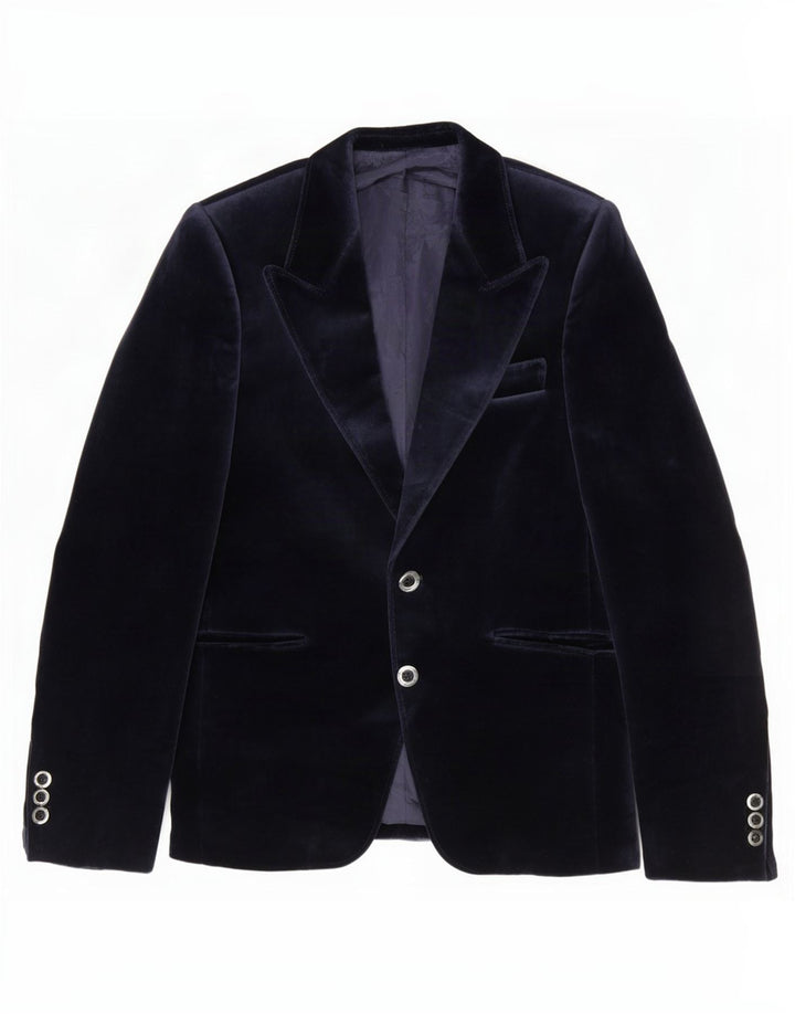 Giacca blazer a 2 bottoni da ragazzo Palomino 11-12 anni in cotone blu navy