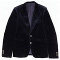 Giacca blazer a 2 bottoni da ragazzo Palomino 11-12 anni in cotone blu navy